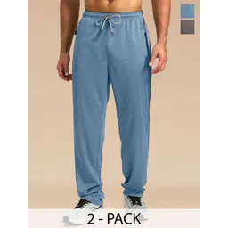SZN Men Pack Of 2 Mid Rise Track Pants-picture-16
