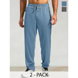 SZN Men Pack Of 2 Mid Rise Track Pants-picture-19