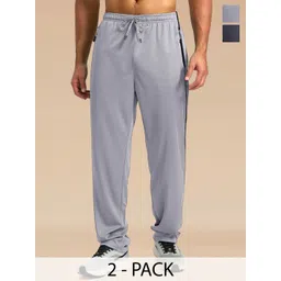 SZN Men Pack Of 2 Mid Rise Track Pants image 1