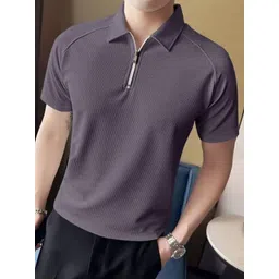SZN Men Polo Collar Organic Cotton T-shirt-picture-41
