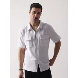 SZN Men Polo Collar Self Design T-shirt-picture-12