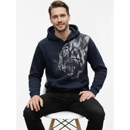 SZN Men Printed Hooded Sweatshirt image 2
