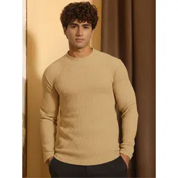 SZN Men Self Design Round Neck Full Sleeves Regular T-shirt-picture-16