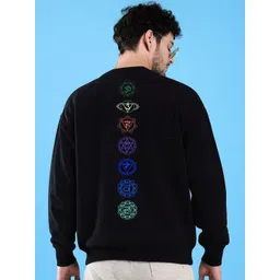 SZN Men Seven Chakra Printed Pullover Sweatshirt-picture-32