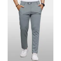 SZN Men Slim Fit Chinos Trousers-picture-23