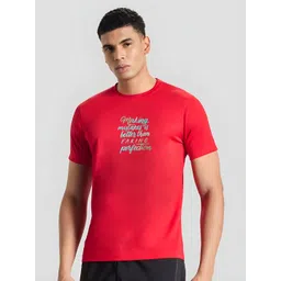 SZN Men Typography Printed Muscle Fit T-shirt-picture-27