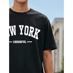 SZN Men Typography Printed T-shirt image 4