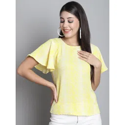 SZN Printed Flared Sleeve Top-picture-33