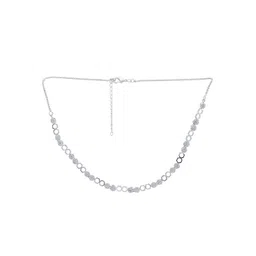 SZN Rhodium-Plated Cubic Zirconia-Studded Jewellery Set-picture-24