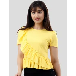 SZN Ruffles Peplum Top-picture-15