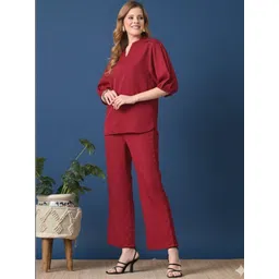 SZN V-Neck Top With Trousers Co-Ords-picture-13