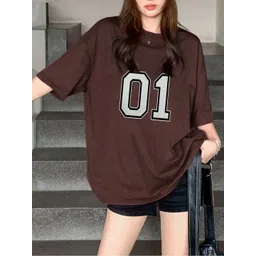 SZN Varsity Printed Round Neck Drop Shoulder Sleeves Oversized T-shirt-picture-32