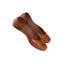 SZN Women Embellished Party Mojaris with Embroidered Flats-picture-36