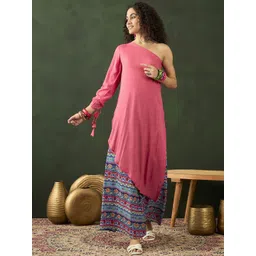 SZN Women Ethnic Motifs Regular Kurta with Palazzos-picture-22