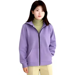 SZN Women Fleece Open Front Jacket-picture-31