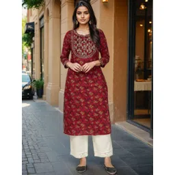 SZN Women Floral Printed Kurta-picture-20