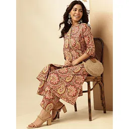 SZN Women Printed Pure Cotton Kurta Sets-picture-10
