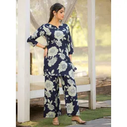 SZN Women Pure Cotton Printed Co-Ords-picture-34