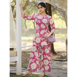 SZN Women Pure Cotton Printed Co-Ords-picture-24