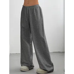 SZN Women Relaxed Flared Easy Wash Trousers-picture-16