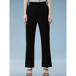 SZN Women Smart Bootcut High-Rise Trousers-picture-32