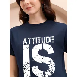 SZN Women Typography Printed T-shirt-picture-17