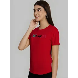 SZN Women Typography Printed T-shirt-picture-32