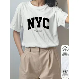 SZN Women Typography Printed T-shirt-picture-37