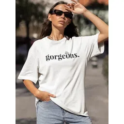 SZN Women Typography Printed T-shirt-picture-24