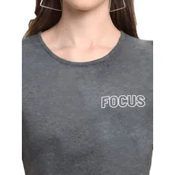 SZN Women Typography Printed T-shirt image 4