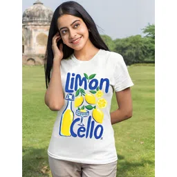 SZN Women White Round Neck Short Sleeves Causal Cotton Tshirts-picture-26