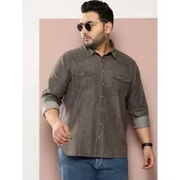 Sztori Men Plus Size Classic Solid Casual Shirt-picture-32