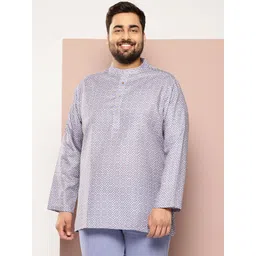 Sztori Men Plus Size Ethnic Motifs Printed Kurta-picture-28