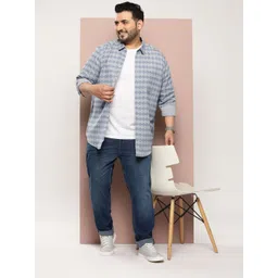 Sztori Men Plus Size Printed Casual Shirt-picture-30