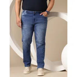 Sztori Men Plus Size Slim Fit Light Fade Stretchable Jeans-picture-23