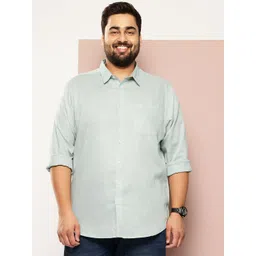 Sztori Men Plus Size Solid Casual Shirt-picture-13