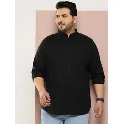Sztori Men Plus Size Solid Regular Fit Casual Shirt-picture-30