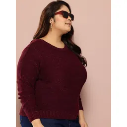 Sztori Plus Size Back Tie-Up Pullover-picture-24