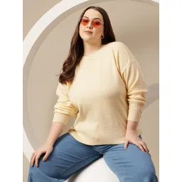 Sztori Plus Size Drop-Shoulder Pullover-image-31