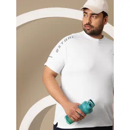 Sztori Plus Size Extended Sleeves Reflective Detail T-shirt-picture-50