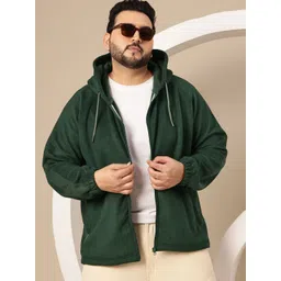 Sztori Plus Size Hooded Sherpa Jacket-picture-16
