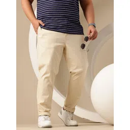 Sztori Plus Size Men Relaxed Straight Leg Trousers-picture-36