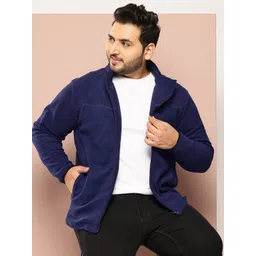 Sztori Plus Size Mock Collar Fuzzy Sweatshirt-picture-16