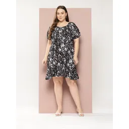 Sztori Plus-Size Printed A-Line Dress-picture-15
