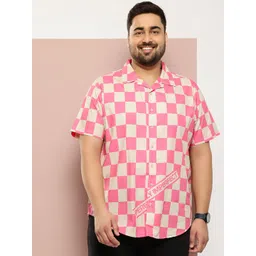 Sztori Plus-Size Printed Cotton Shirt-image-22
