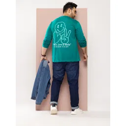 Sztori Plus Size Printed Pure Cotton T-shirt-picture-22