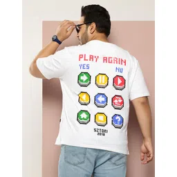 Sztori Plus Size Printed Pure Cotton T-shirt-picture-24