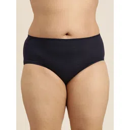 Sztori Women Plus Size Solid High-Rise Hipster Brief-picture-12