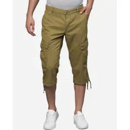 t-base Flat-Front Cotton Cargo Shorts-picture-22