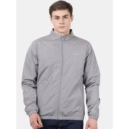 t-base Men Grey Windcheater and Water Resistant Tailored Jacket-picture-39